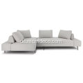 Divan Wisp Grey Fabric Schnittsofa